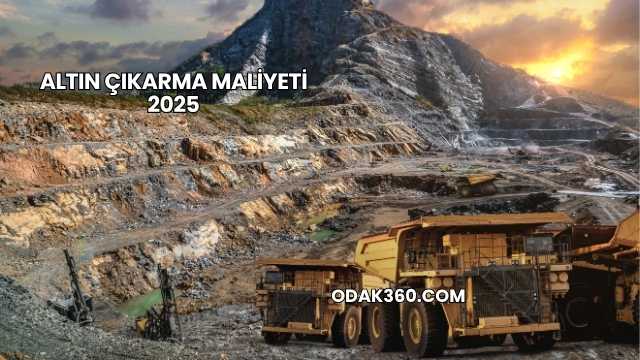 Altın Çıkarma Maliyeti 2025