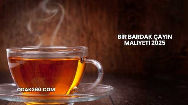 Bir Bardak Çayın Maliyeti 2025