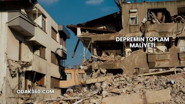 Depremin Toplam Maliyeti