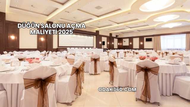 Düğün Salonu Açma Maliyeti 2025