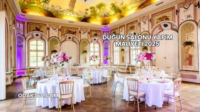 Düğün Salonu Yapım Maliyeti 2025