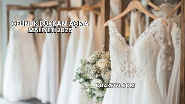 Gelinlik Dükkanı Açma Maliyeti 2025