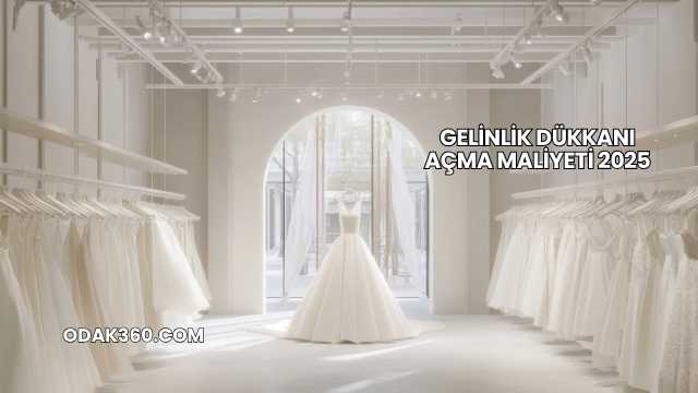 Gelinlik Dükkanı Açma Maliyeti 2025