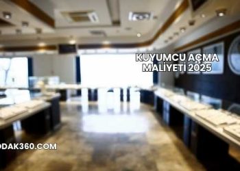 Kuyumcu Açma Maliyeti 2025