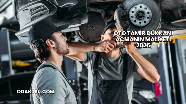 Oto Tamir Dükkanı Açmanın Maliyeti 2025