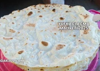 Yufkacı Açma Maliyeti 2025