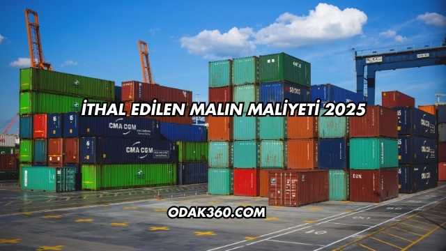 İthal Edilen Malın Maliyeti 2025