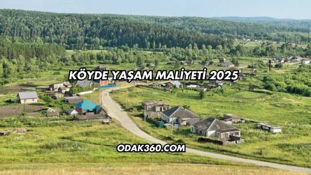 Köyde Yaşam Maliyeti 2025