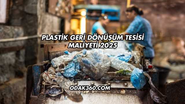 Plastik Geri Dönüşüm Tesisi Maliyeti 2025